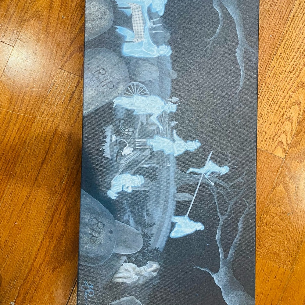Disney Fine Art Haunted Mansion Canvas Tea Party By Michael Provenza Disneyland